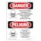 Signmission Safety Sign, 14" Height Rigid Plastic, Pesticide Storage Hazardous To HealthSign, Span OS-DS-P-1014-VS-2038 - alternate 1